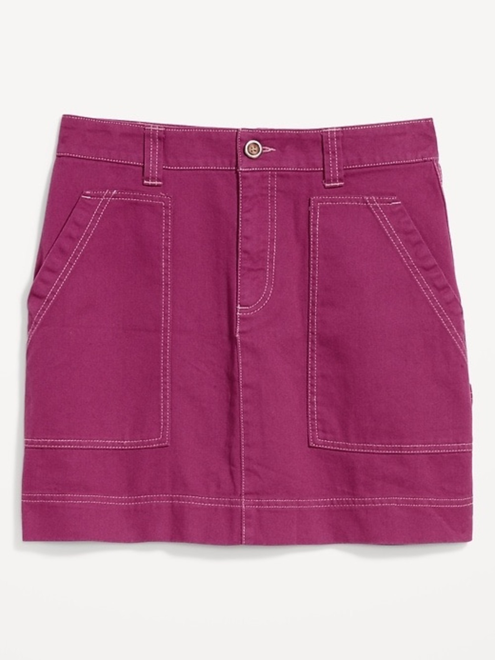 Old Navy Utility Skirt in Berry